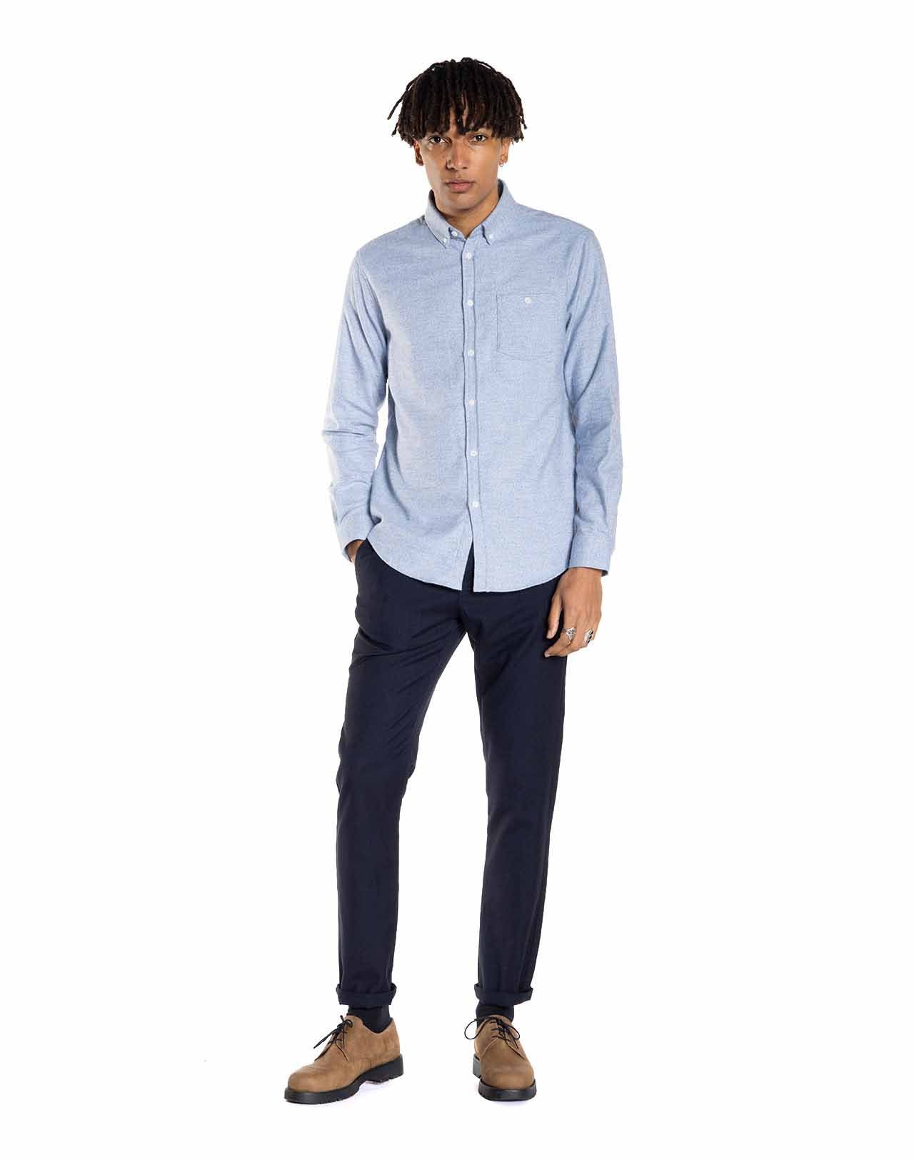 Chemise Nébulo bleue claire