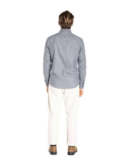 Chemise Nébulo marine chinée