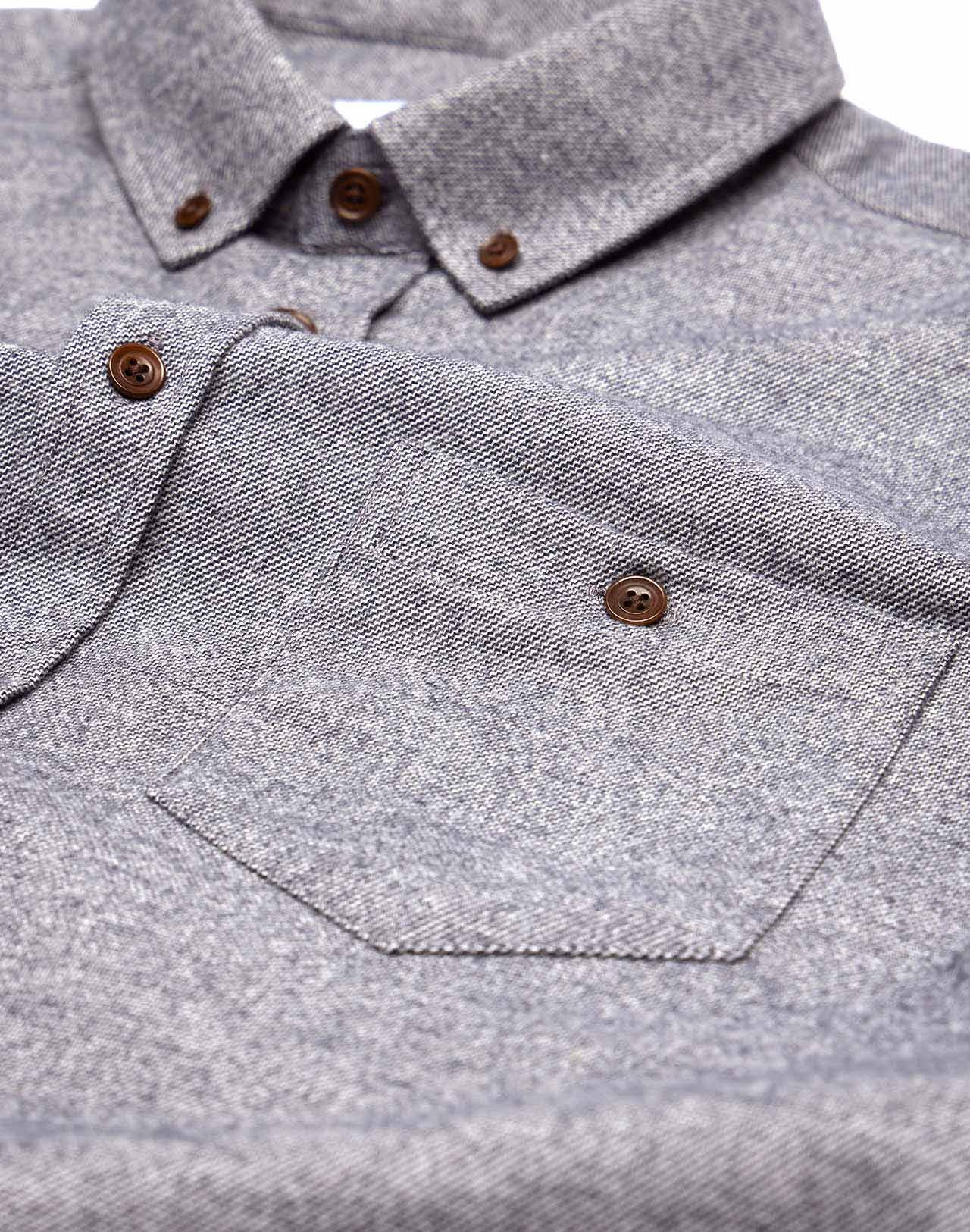 Chemise Nébulo marine chinée