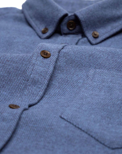 Chemise Strato bleue chinée