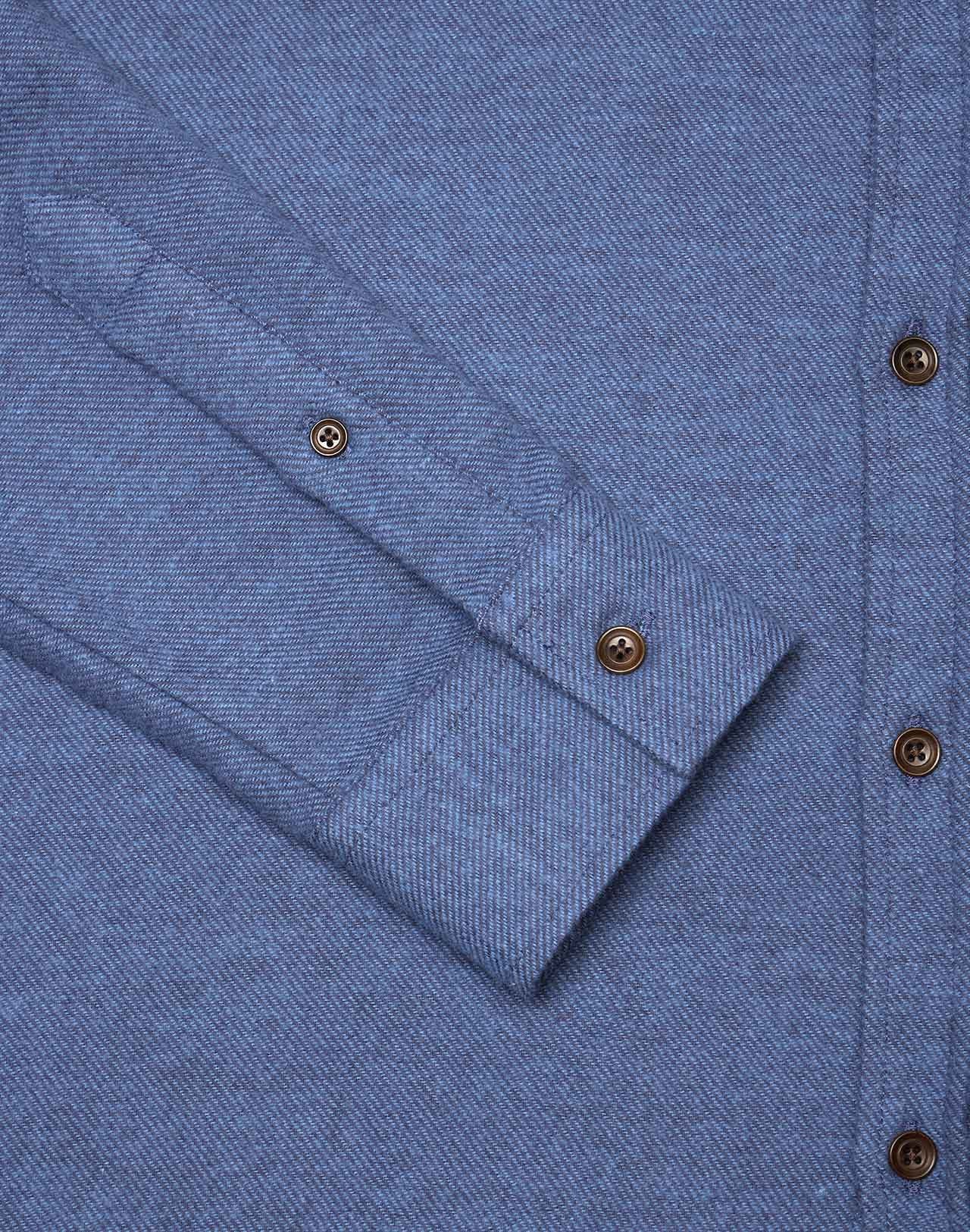 Chemise Strato bleue chinée
