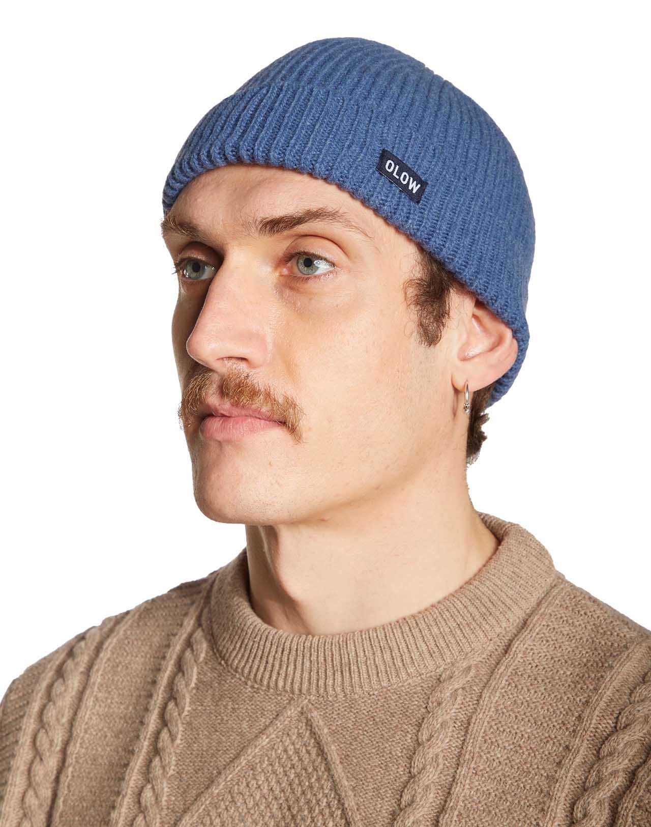 Bonnet Cousteau bleu gris