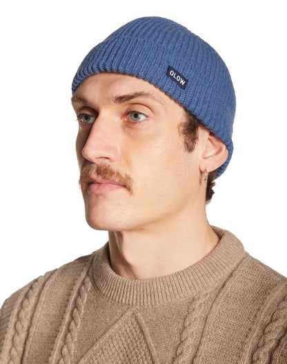 Bonnet Cousteau bleu gris