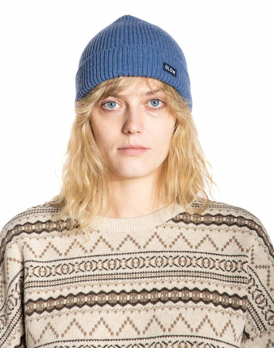 Bonnet Cousteau bleu gris