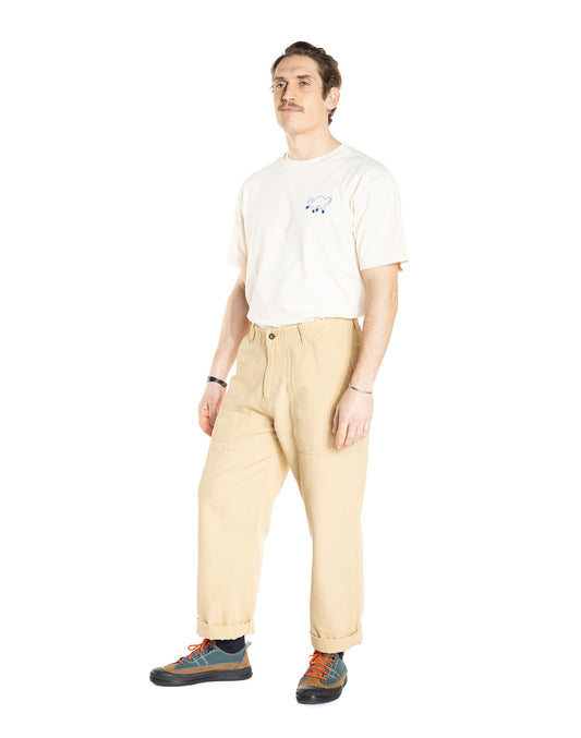 Pantalon Gamal sable