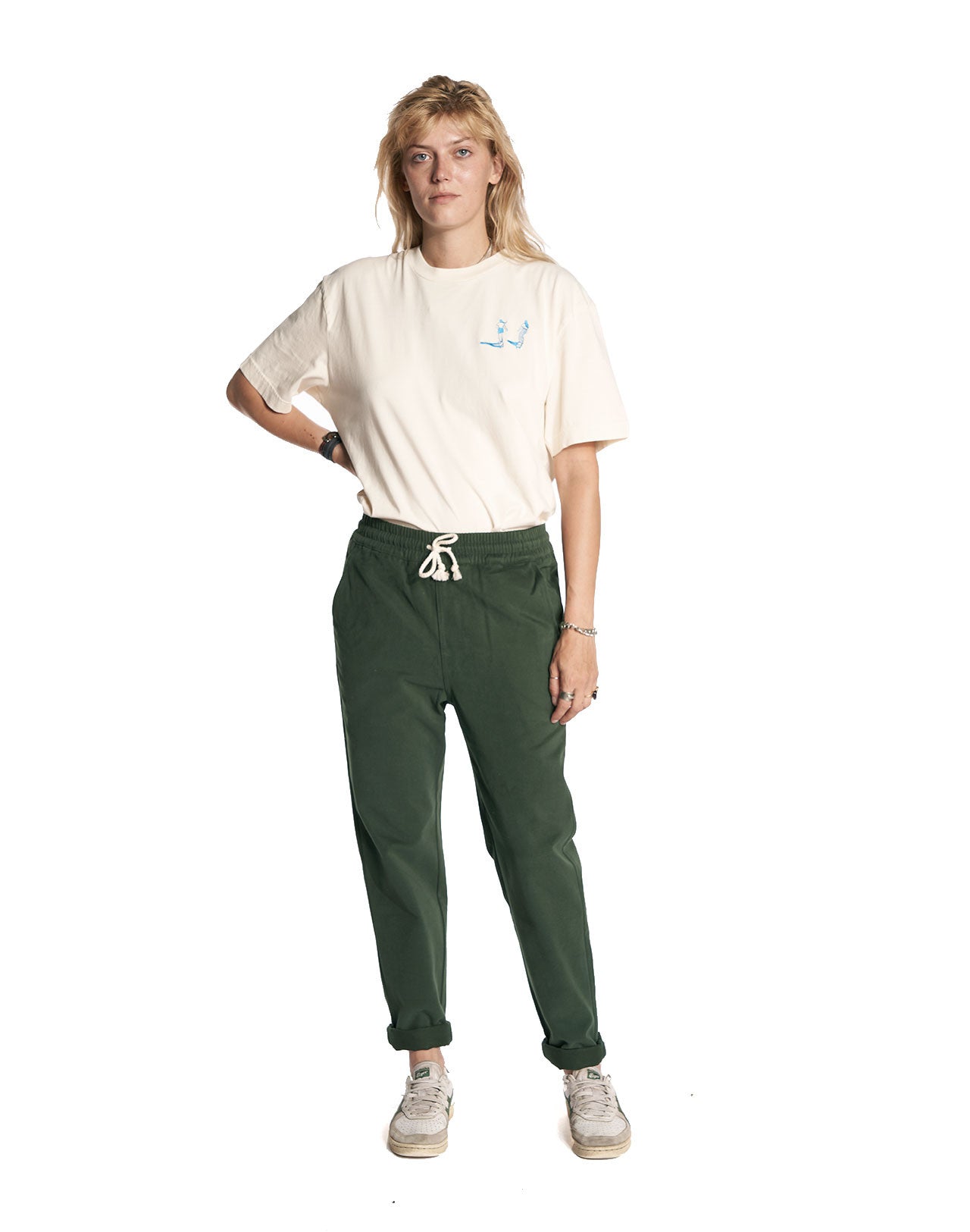Pantalon Weekend vert forêt