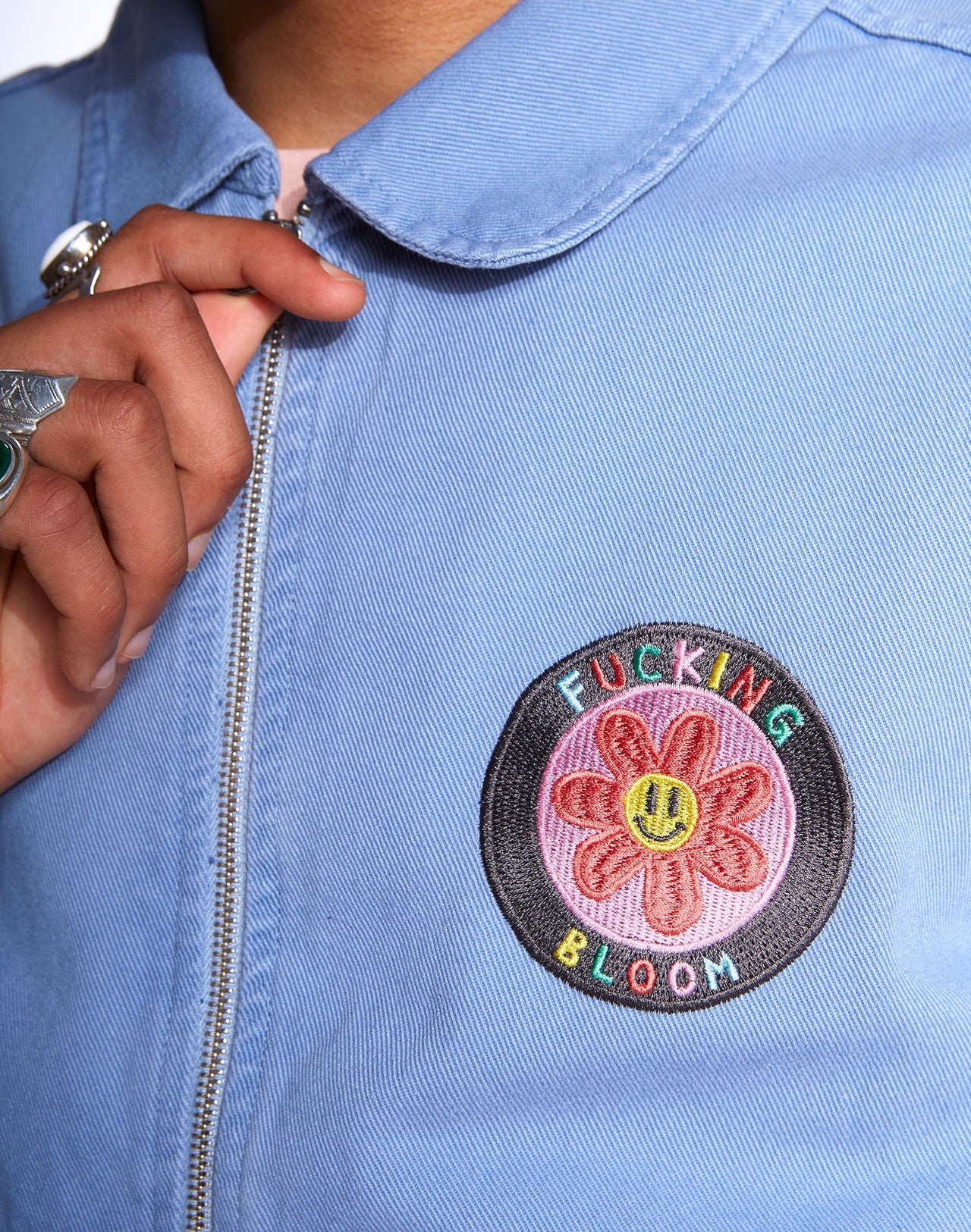 Blouson Bethel bleu azur