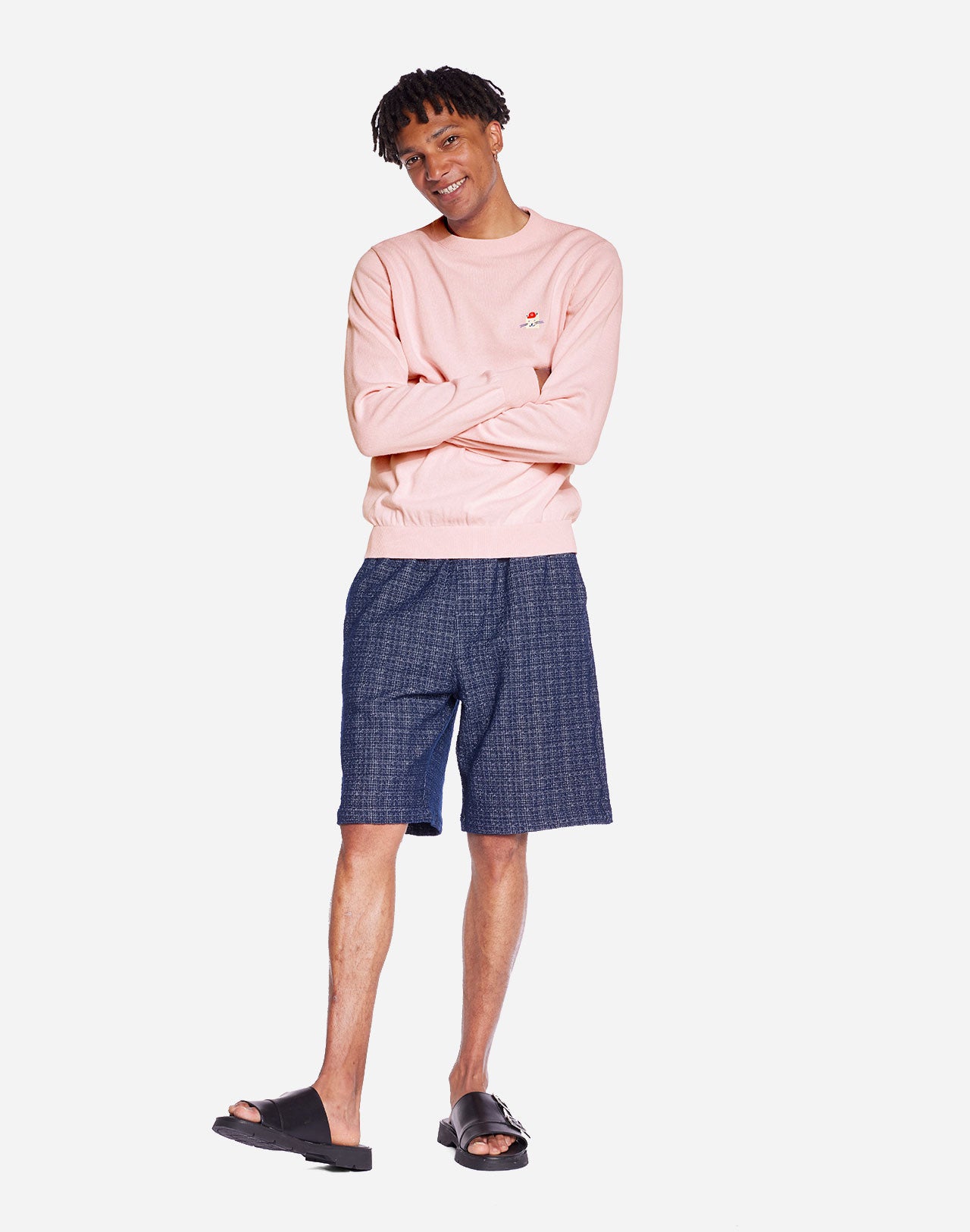 Pull Wisker rose pastel