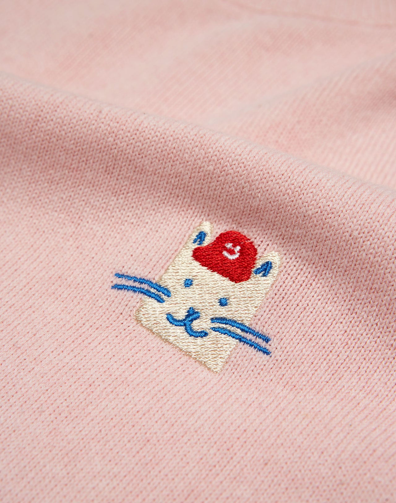 Pull Wisker rose pastel
