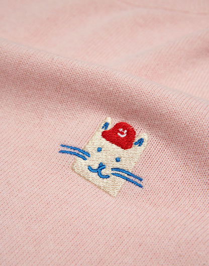 Pull Wisker rose pastel