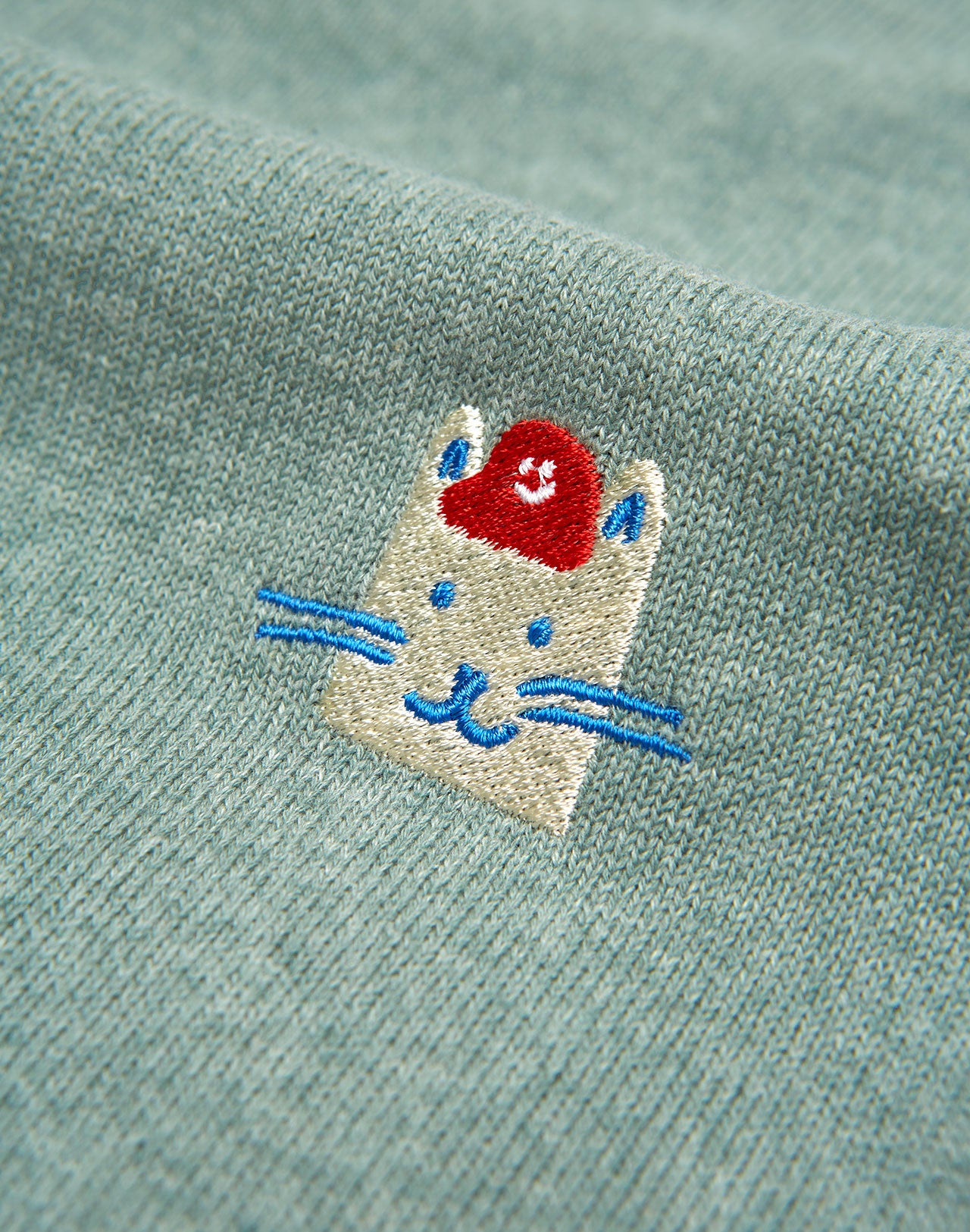 Pull Wisker vert sauge
