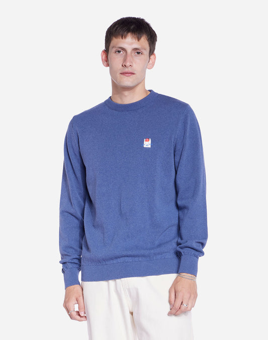 Pull Wisker bleu