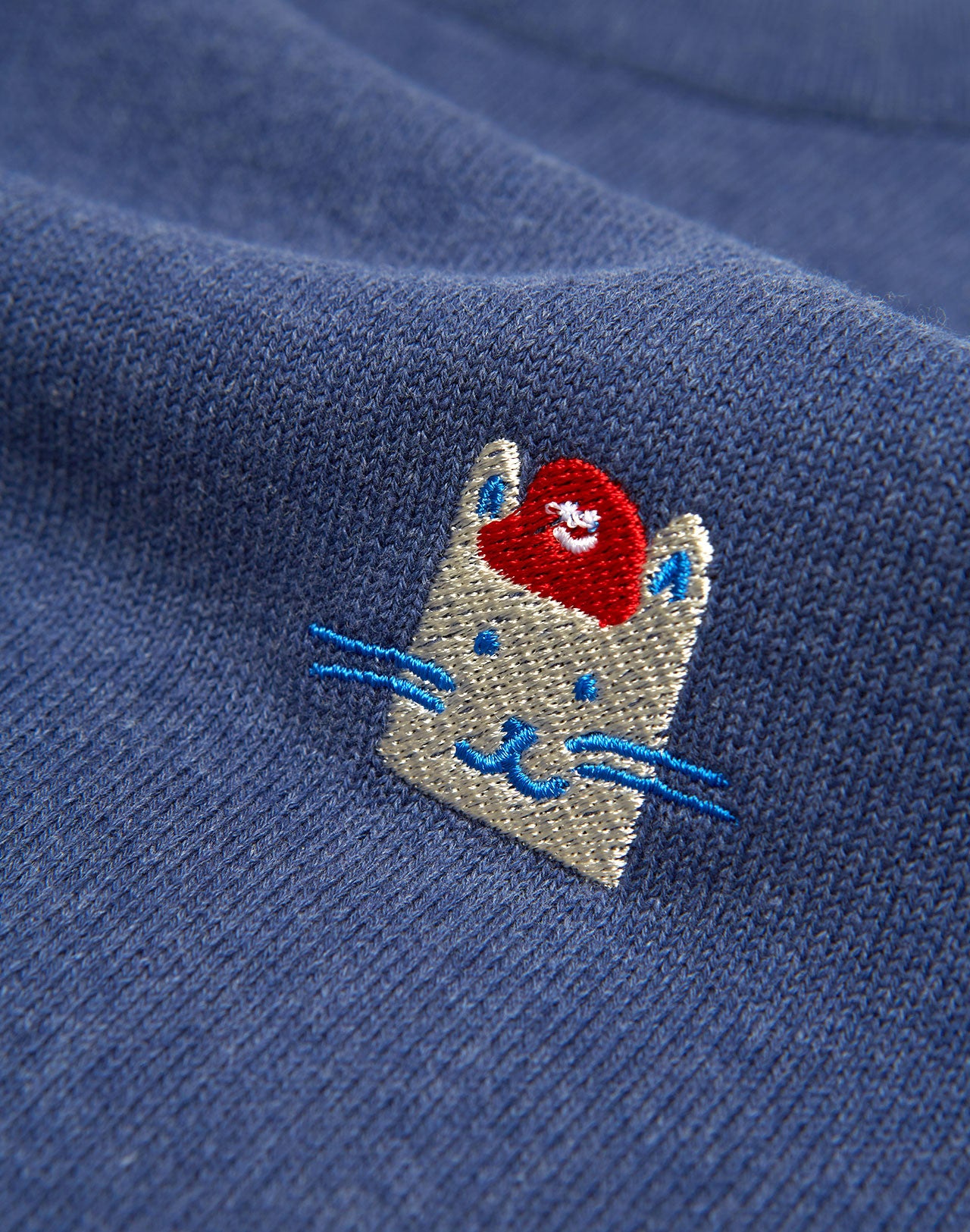 Pull Wisker bleu