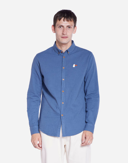 Chemise Classico Goosy bleu cobalt