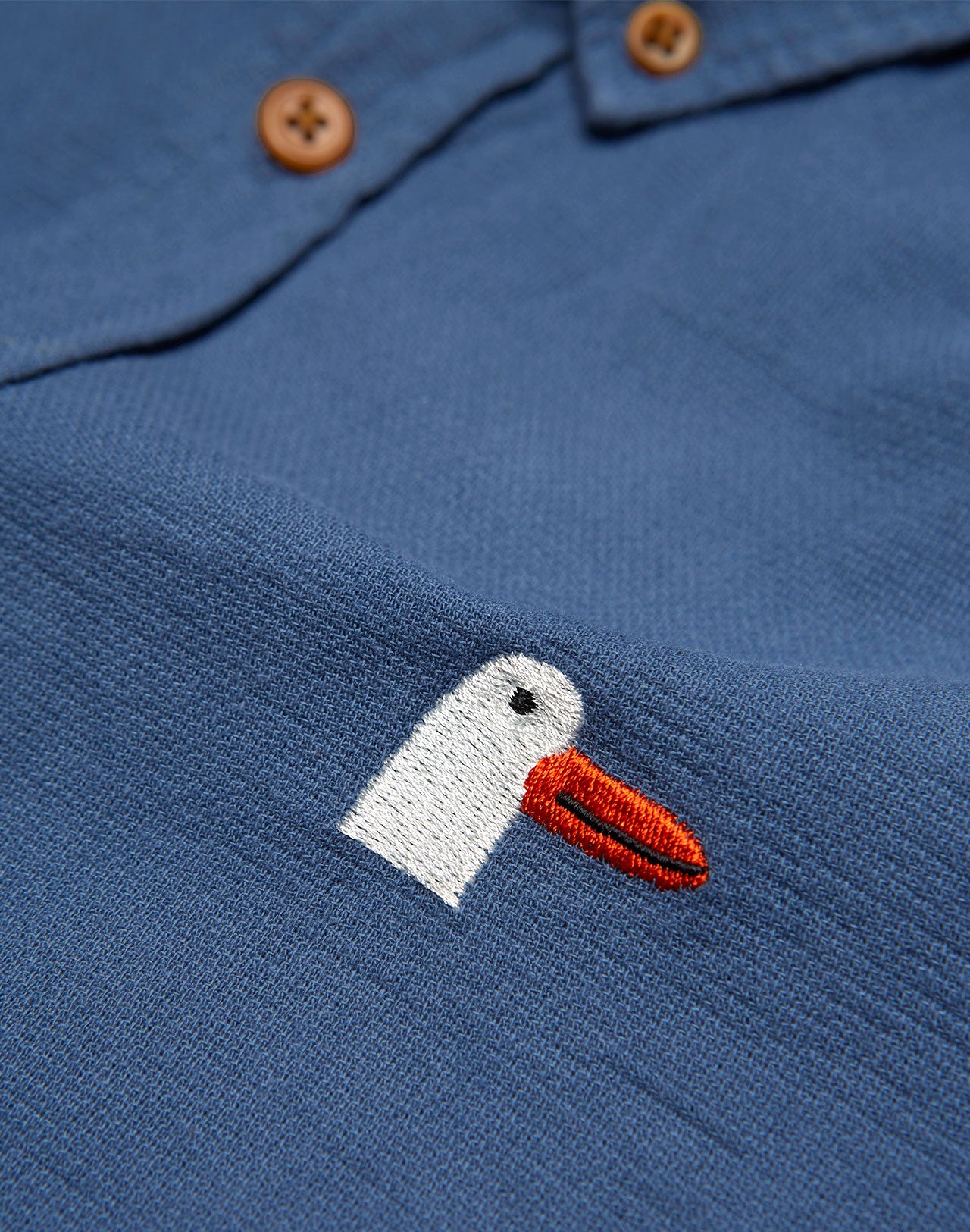 Chemise Classico Goosy bleu cobalt