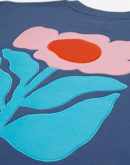 Sweat Floris bleu cobalt