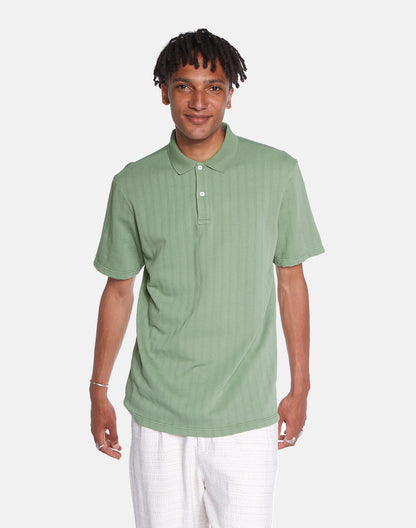 Polo Fez vert sauge