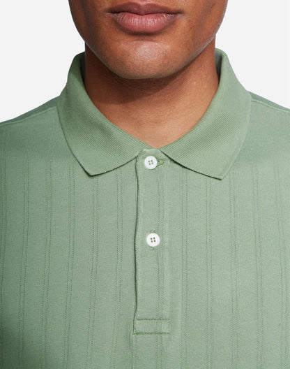 Polo Fez vert sauge