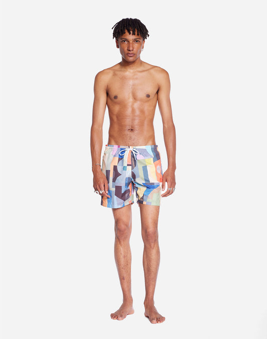 Short de bain Abstract