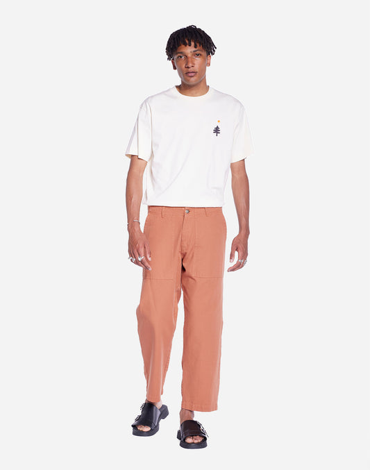 Pantalon Gamal terre de Sienne