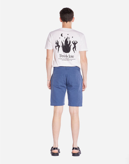 Short Gyver bleu cobalt