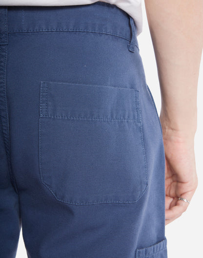 Short Gyver bleu cobalt