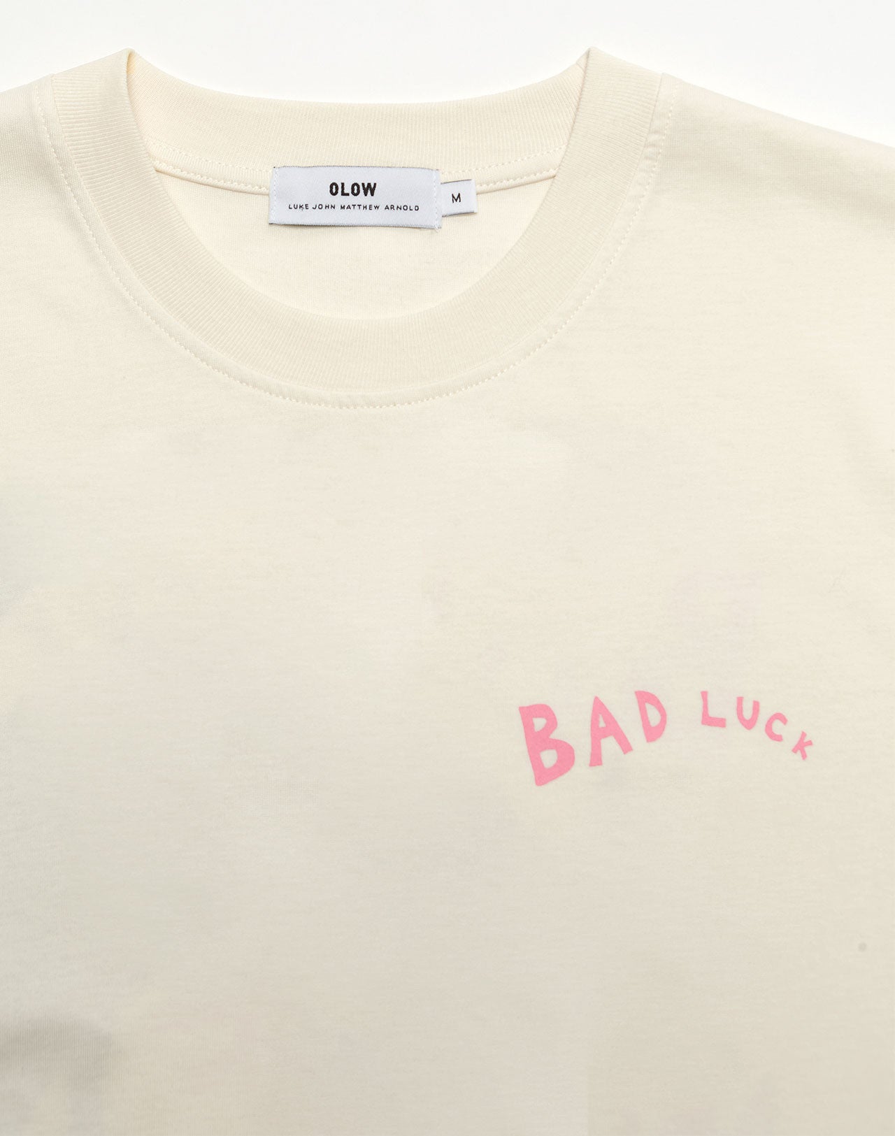 T-shirt Bad Luck ivoire