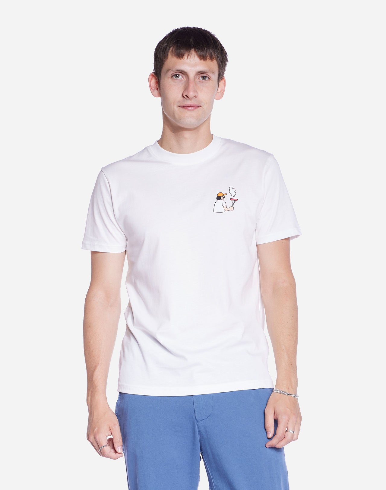 T-shirt BBQ écru