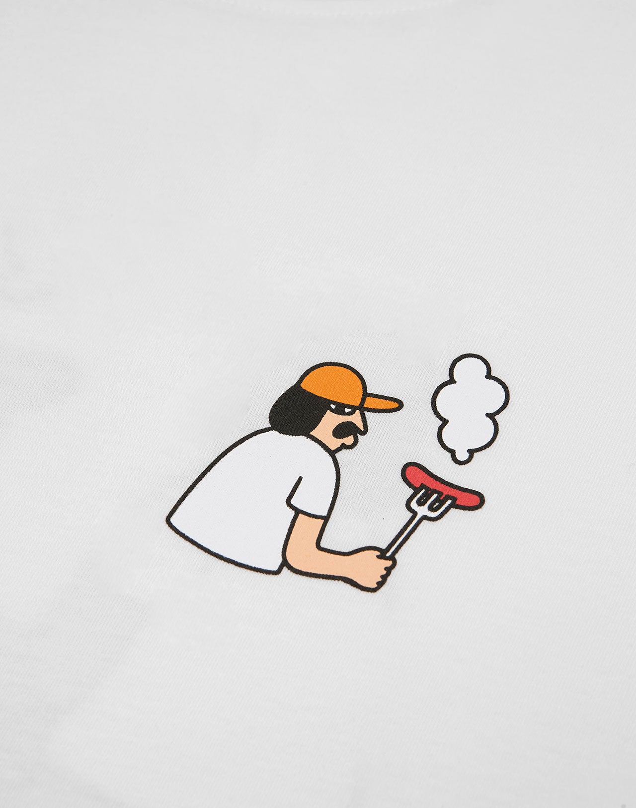 T-shirt BBQ écru