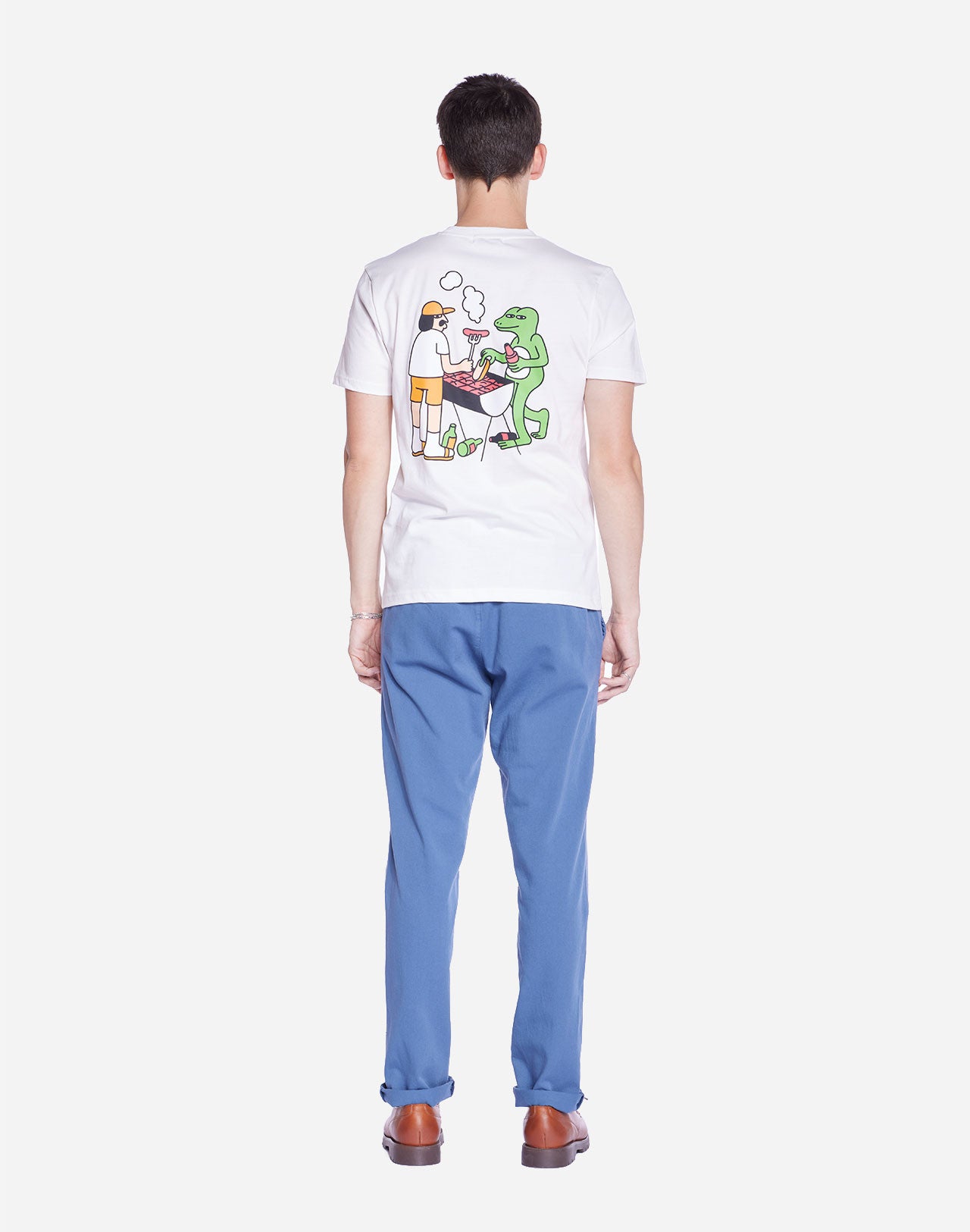 T-shirt BBQ écru