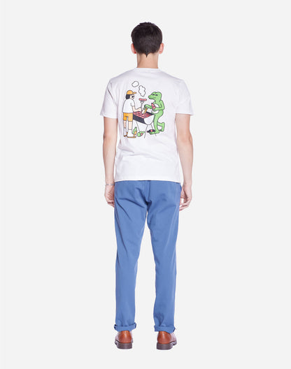 T-shirt BBQ écru