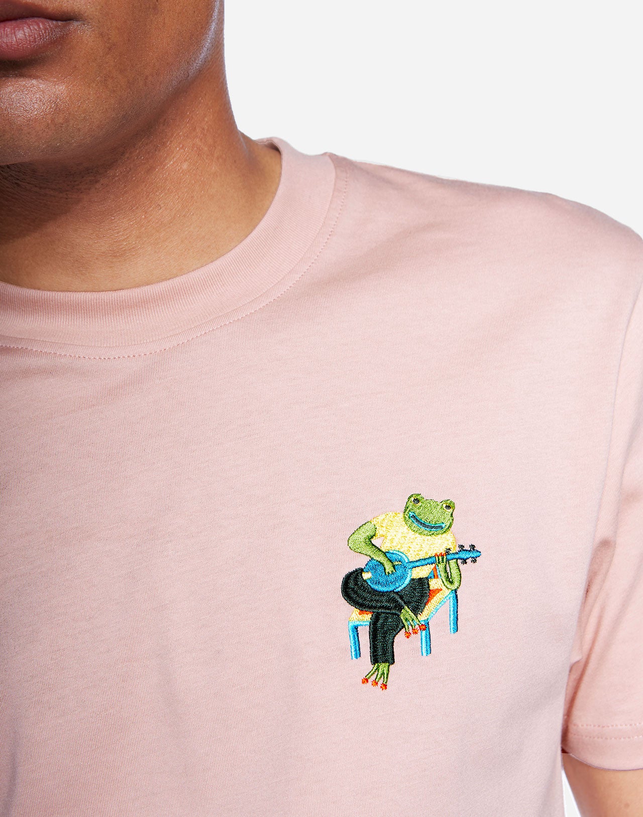 T-shirt Bonjo rose pastel