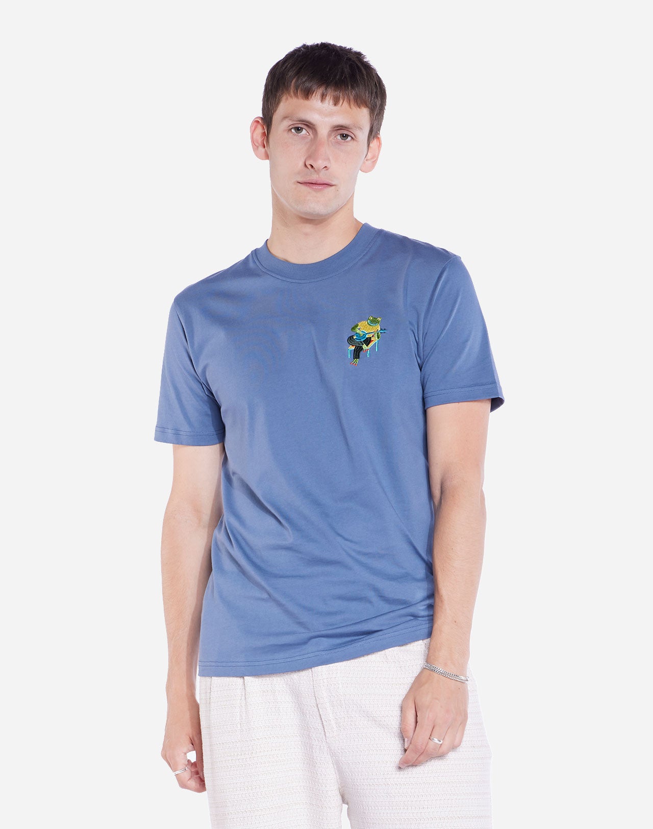 T-shirt Bonjo bleu cobalt