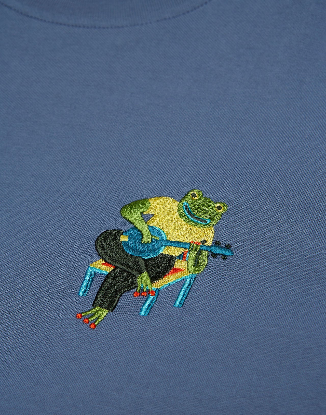 T-shirt Bonjo bleu cobalt