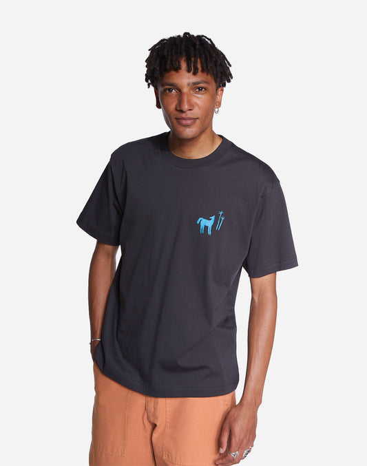 T-shirt Blue Shadow ample