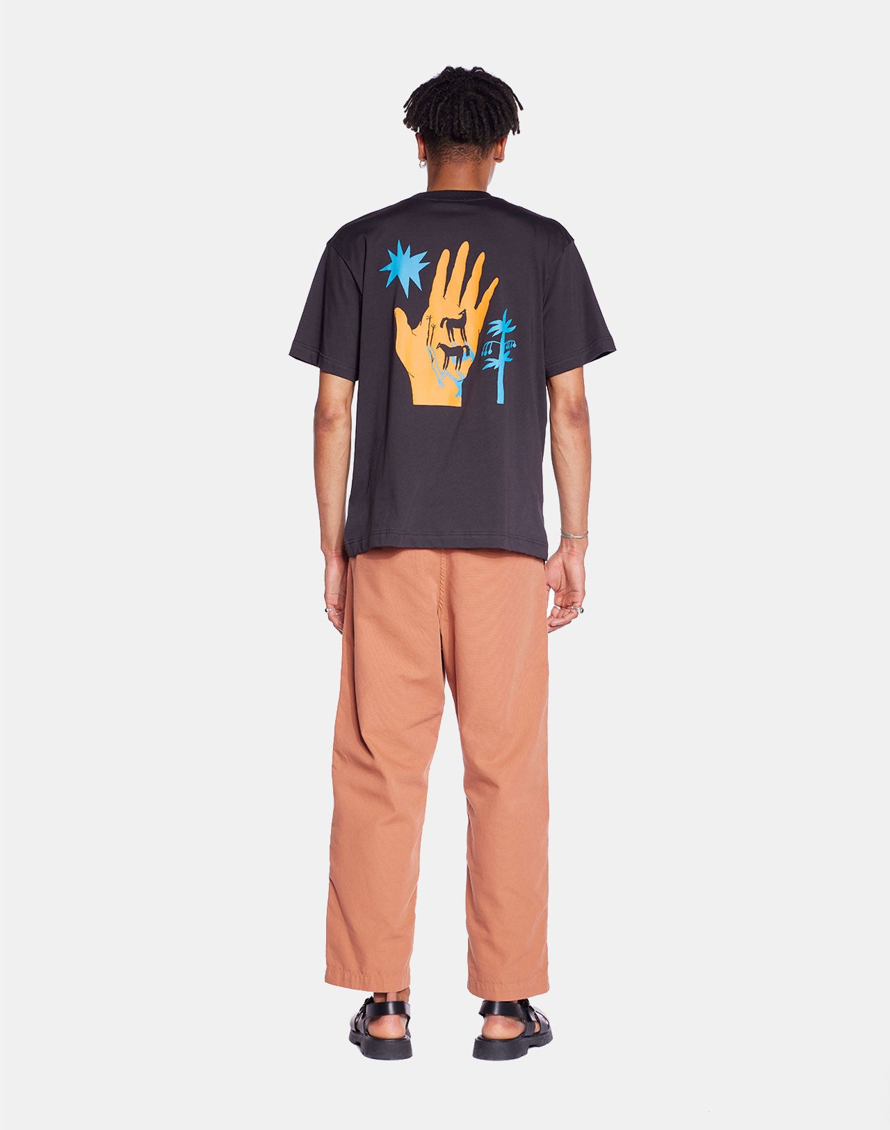T-shirt Blue Shadow ample