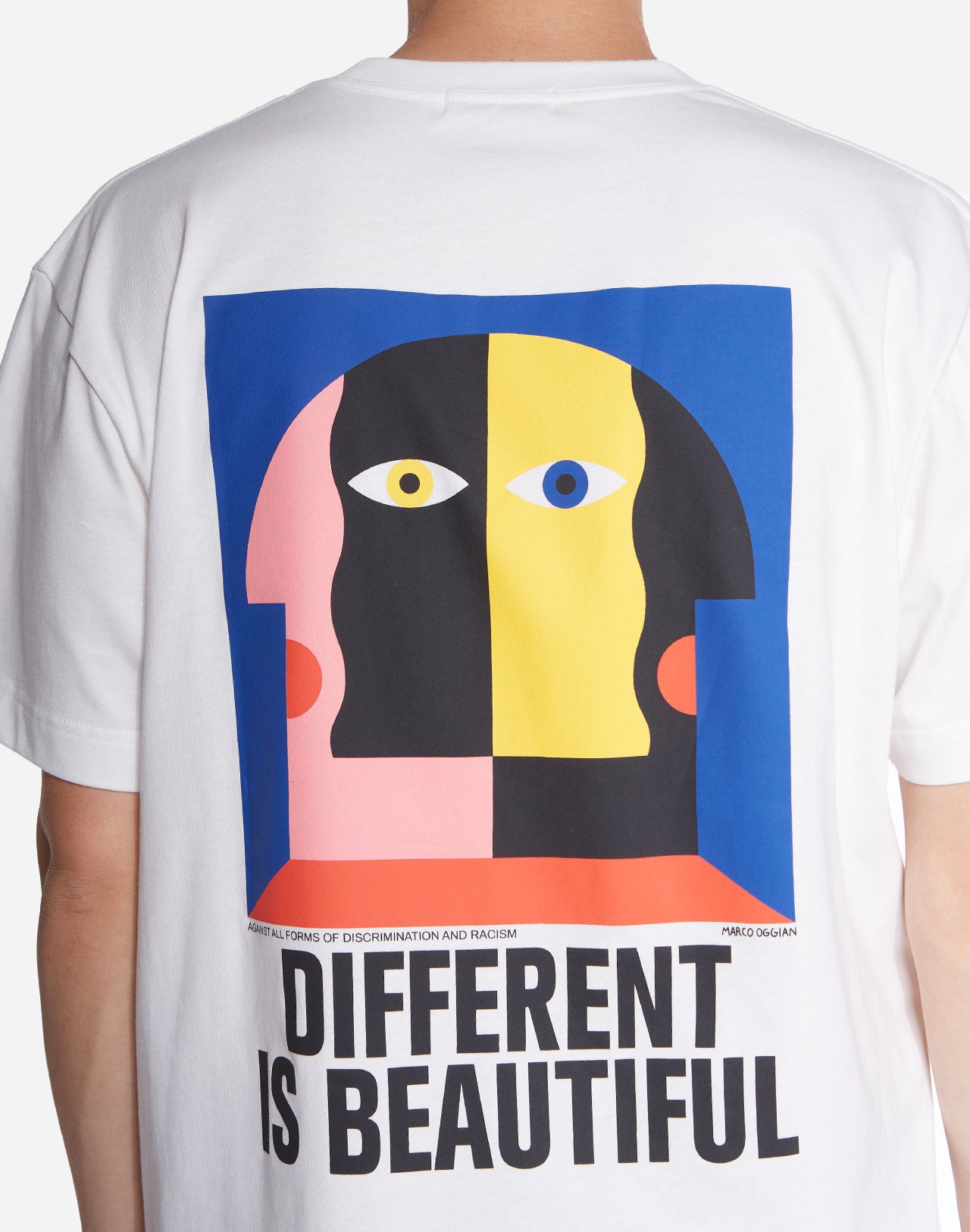 T-shirt Different ample écru