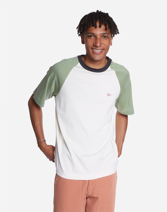 T-shirt Harper ample vert sauge