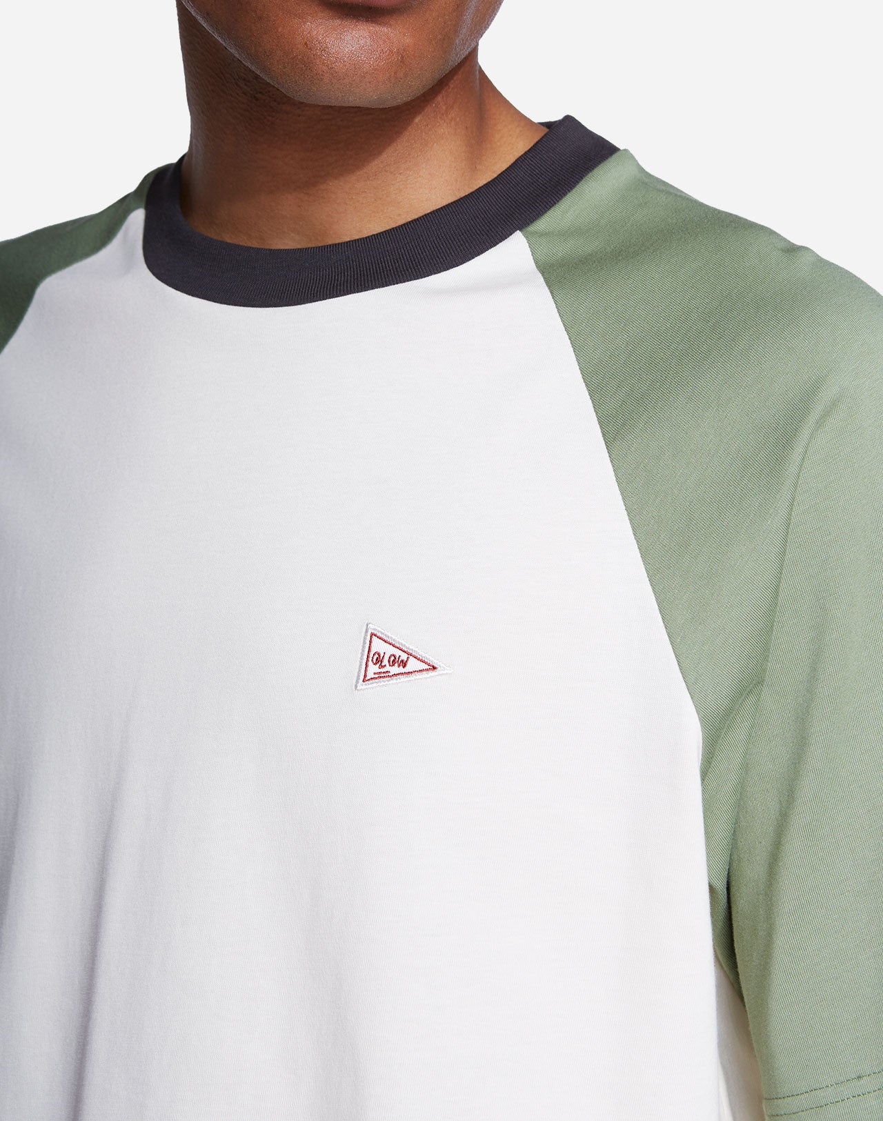 T-shirt Harper ample vert sauge