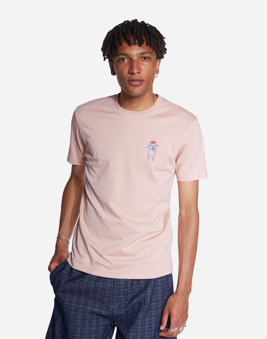 T-shirt Jaja rose pastel