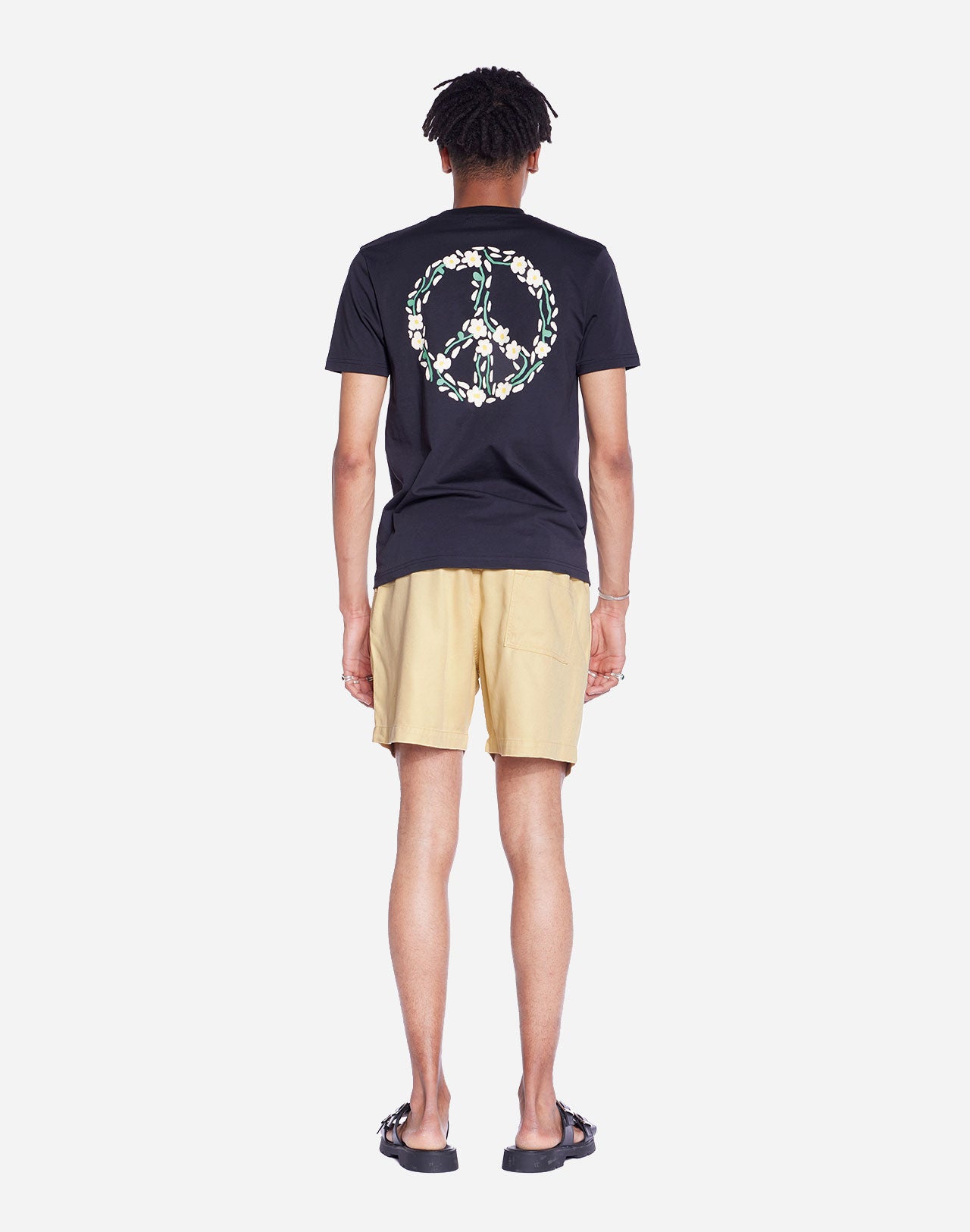 T-shirt Peace noir