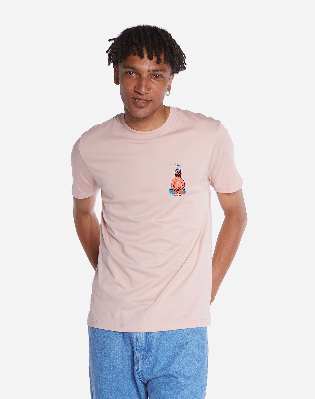 T-shirt Yogi rose pastel