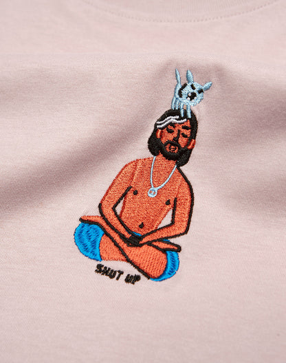 T-shirt Yogi rose pastel