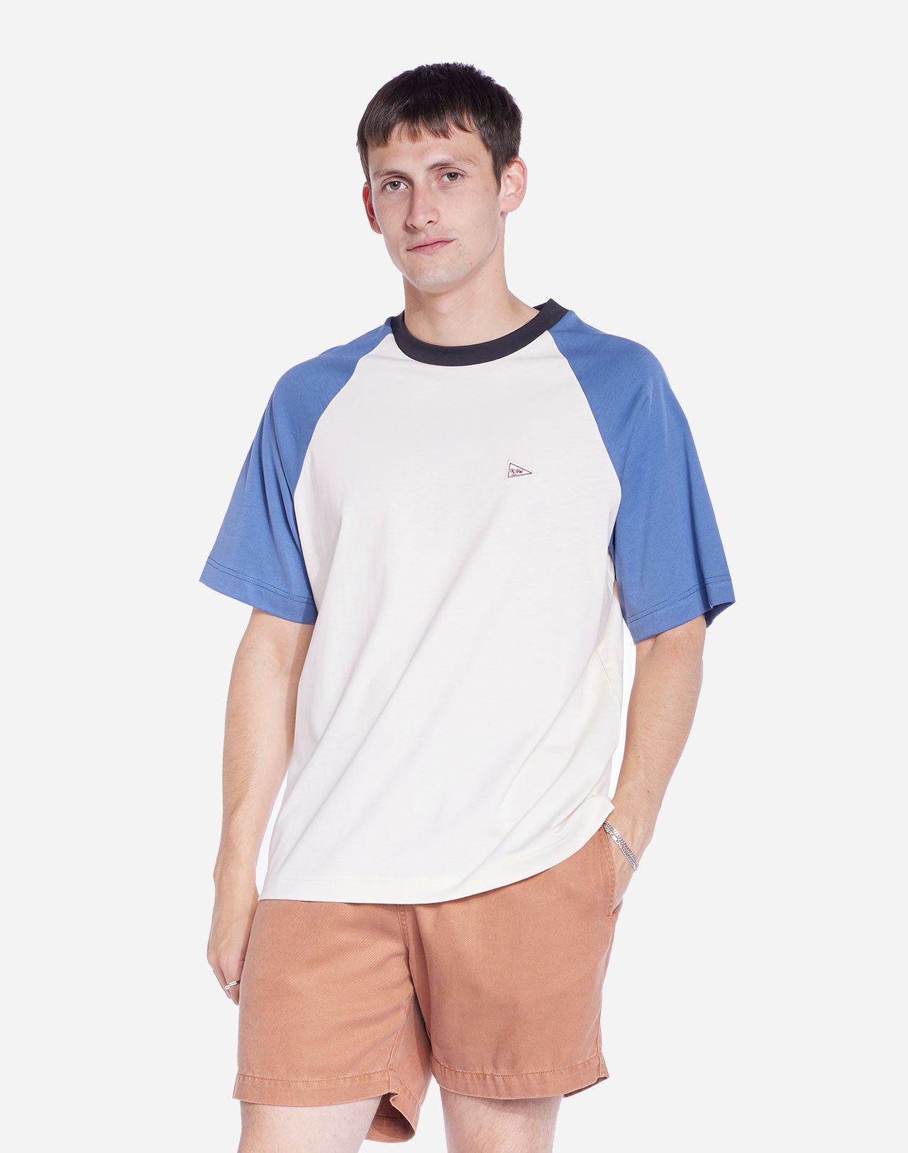 T-shirt Harper ample bleu azur