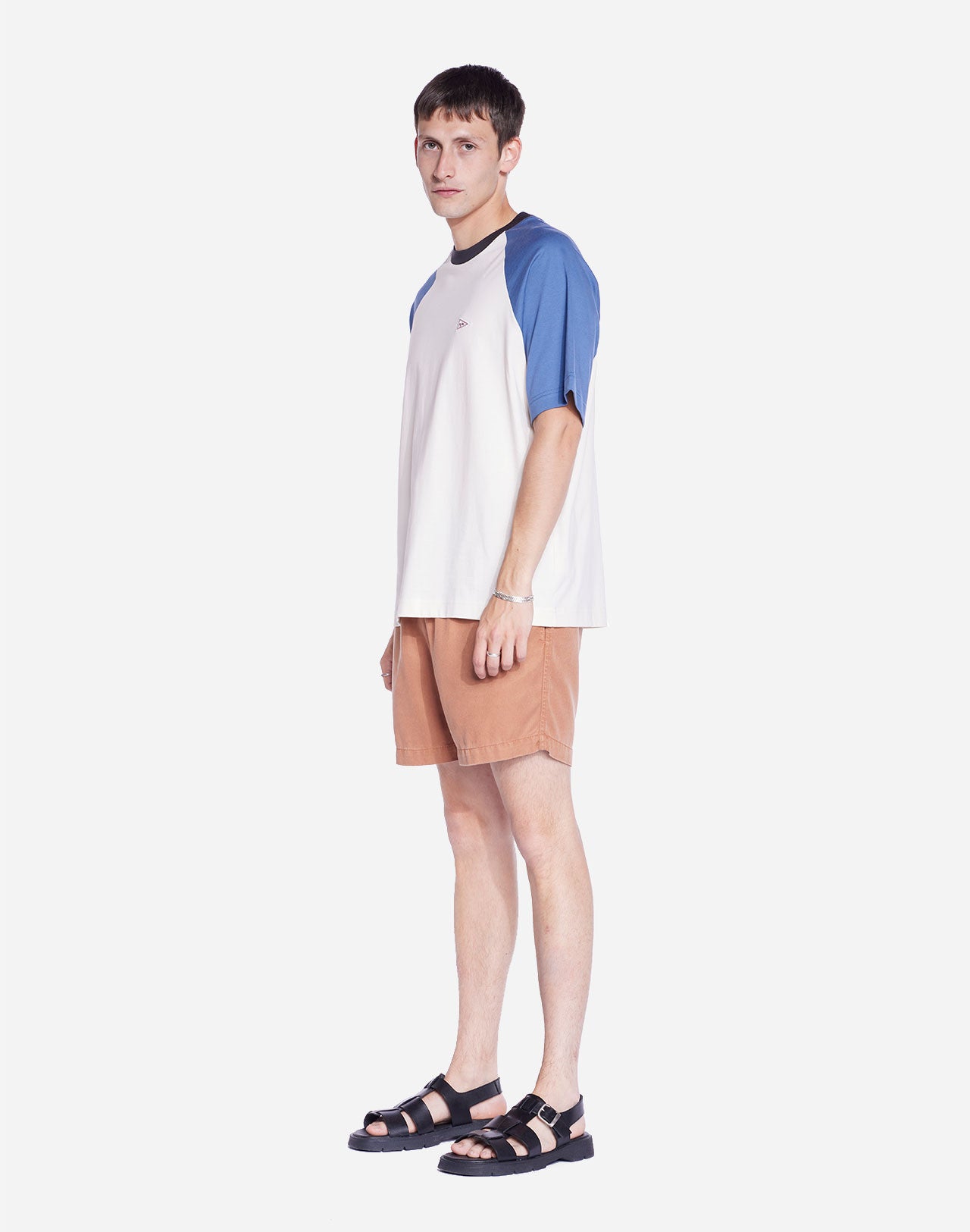 T-shirt Harper ample bleu azur