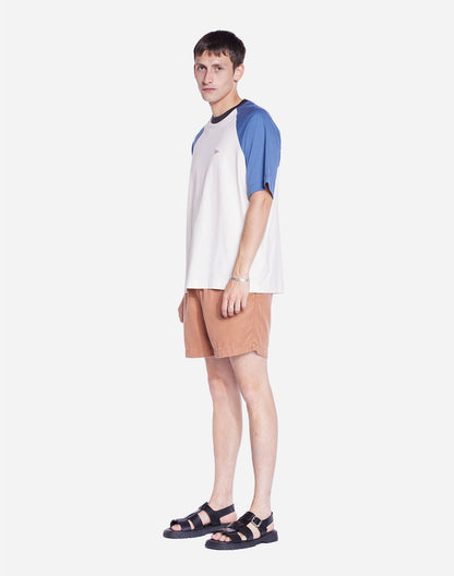 T-shirt Harper ample bleu azur
