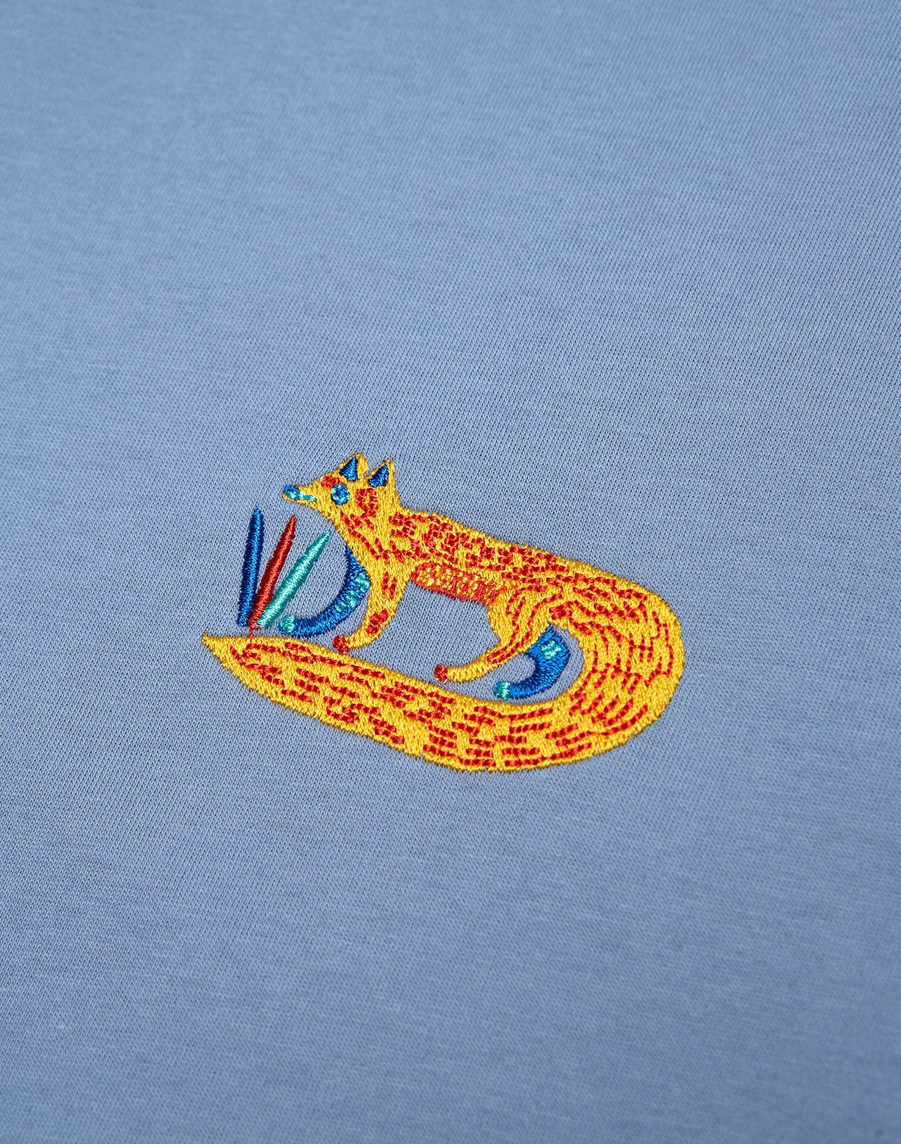 T-shirt Foxy bleu azur
