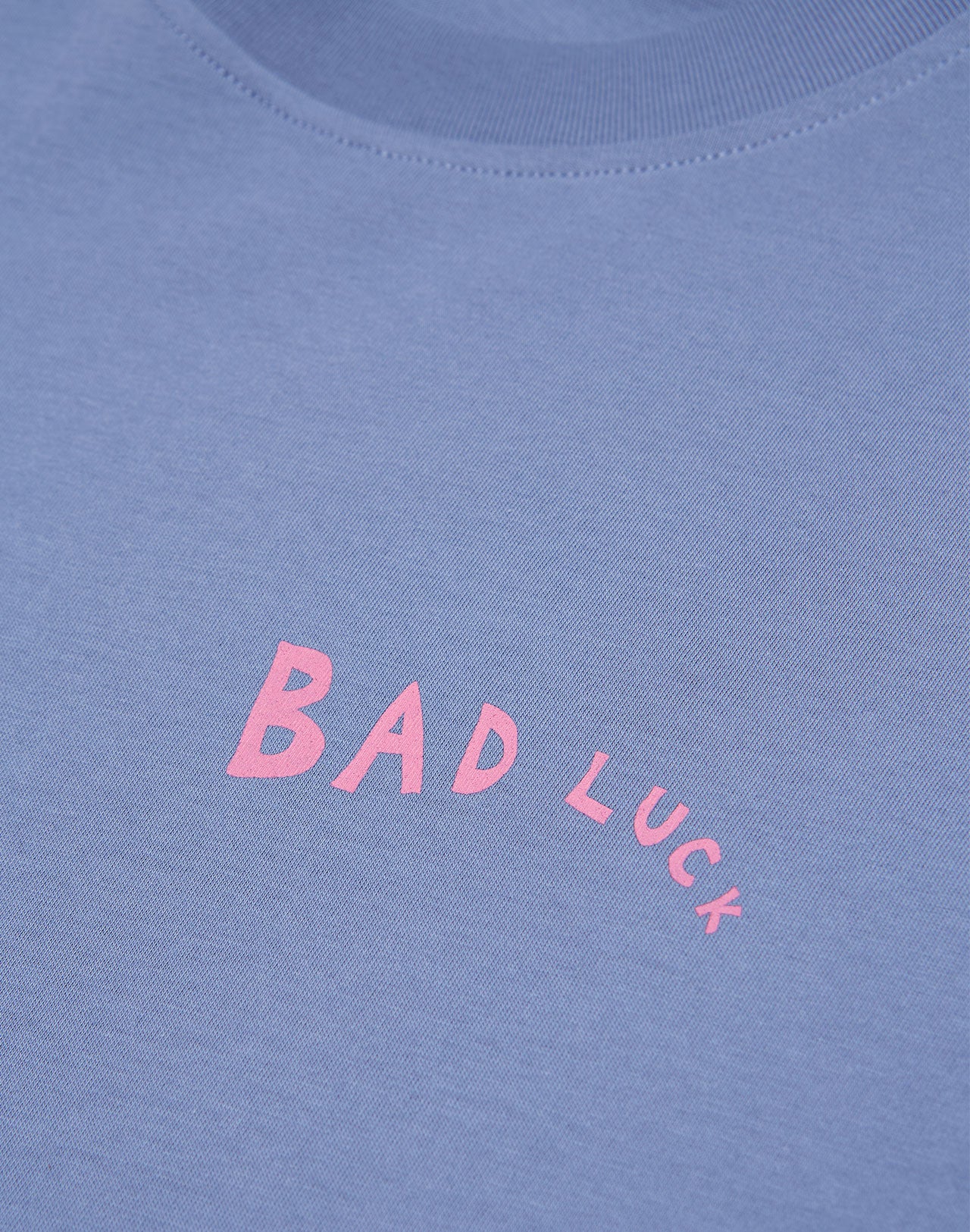 T-shirt Bad Luck bleu azur