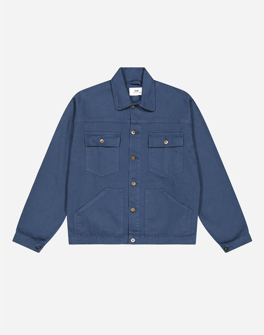 Blouson Hekinan bleu cobalt
