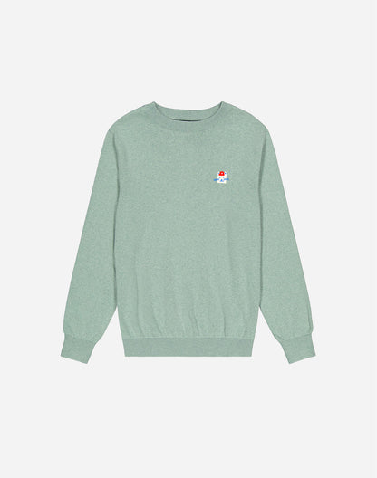 Pull Wisker vert sauge